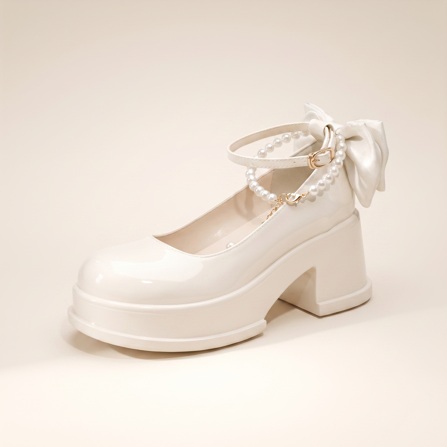 Sunoire bernice black pearl heels 05 colorway white