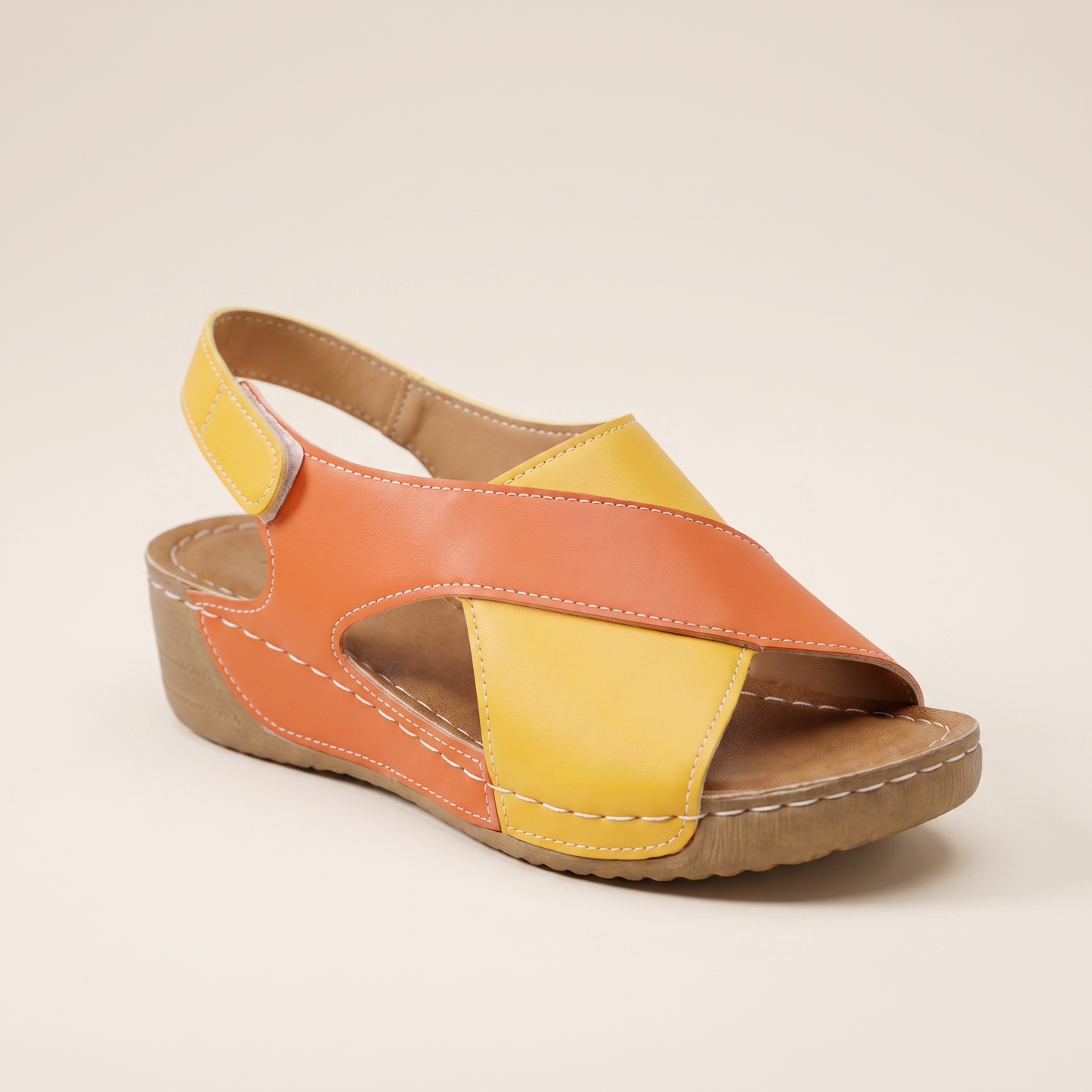Sunoire women s hiking sandals walk in style move with ease 07 colorway orange