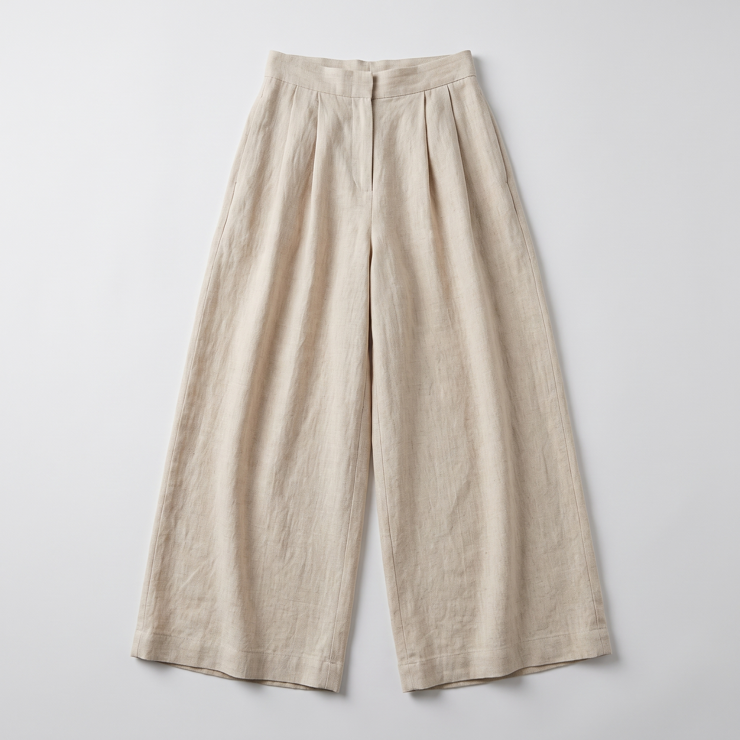 Sunoire avital linen pants garment flatlay 01