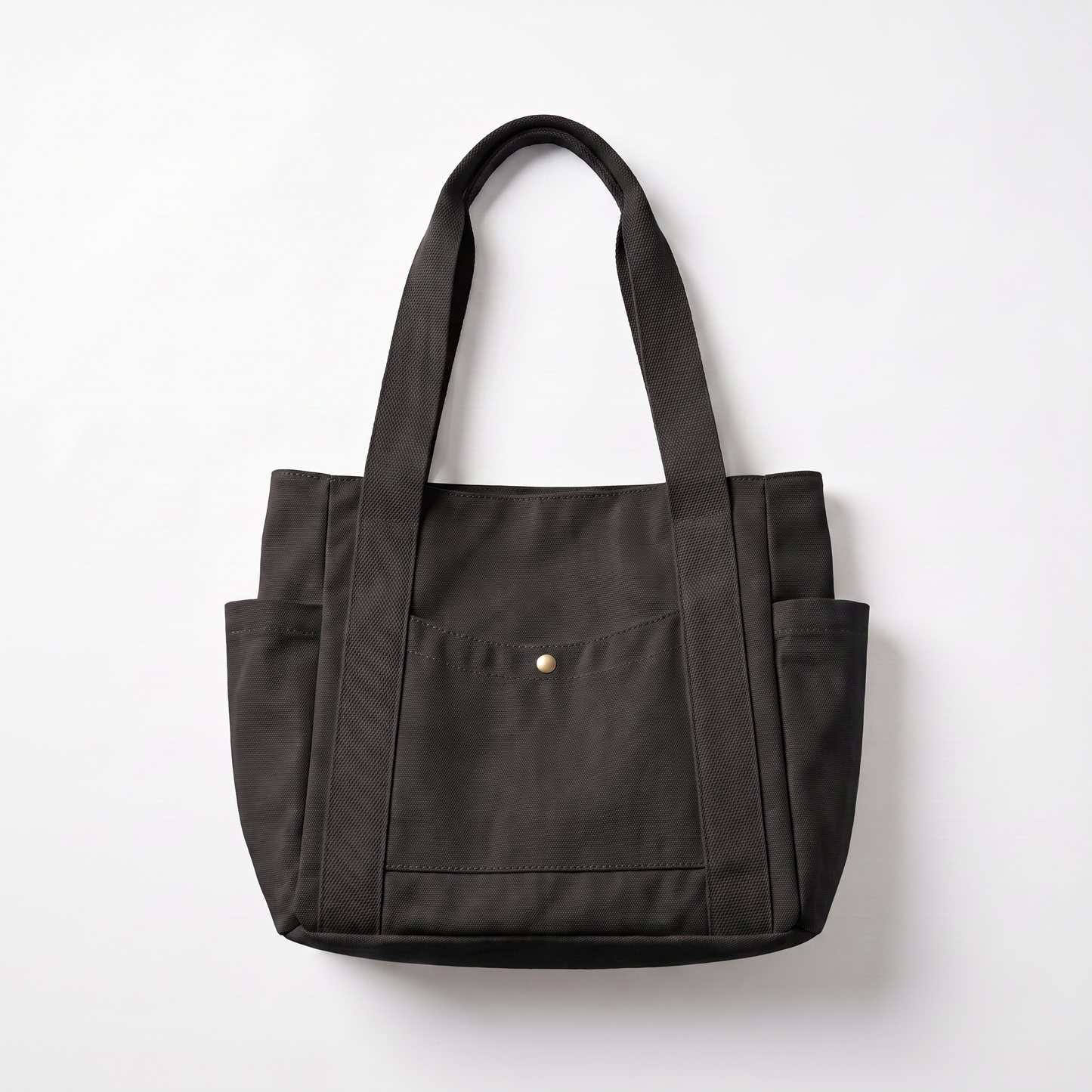 Sunoire josie white canvas tote bag colorway black front hero 01