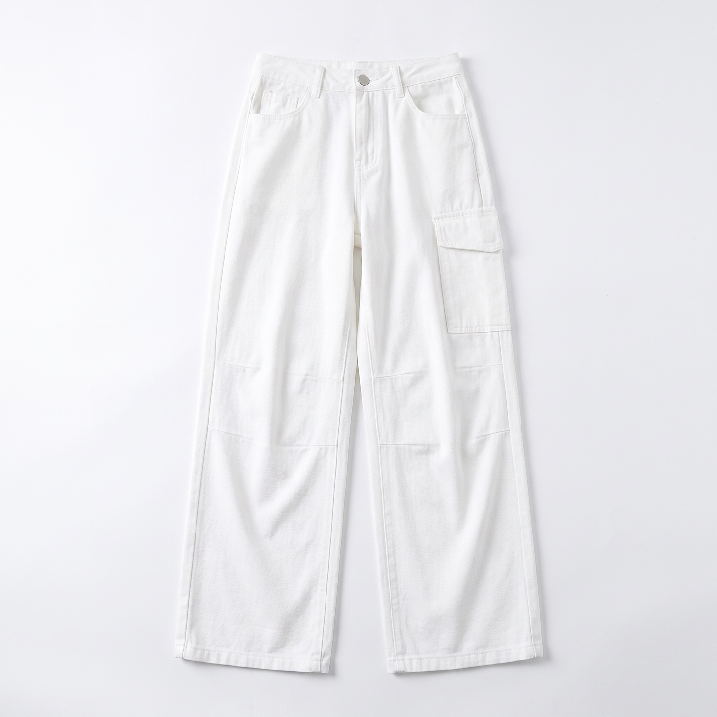 Sunoire lin wholesale women s high waisted cargo pants wholesale casual woman custom pants trousers for women garment flatlay 01