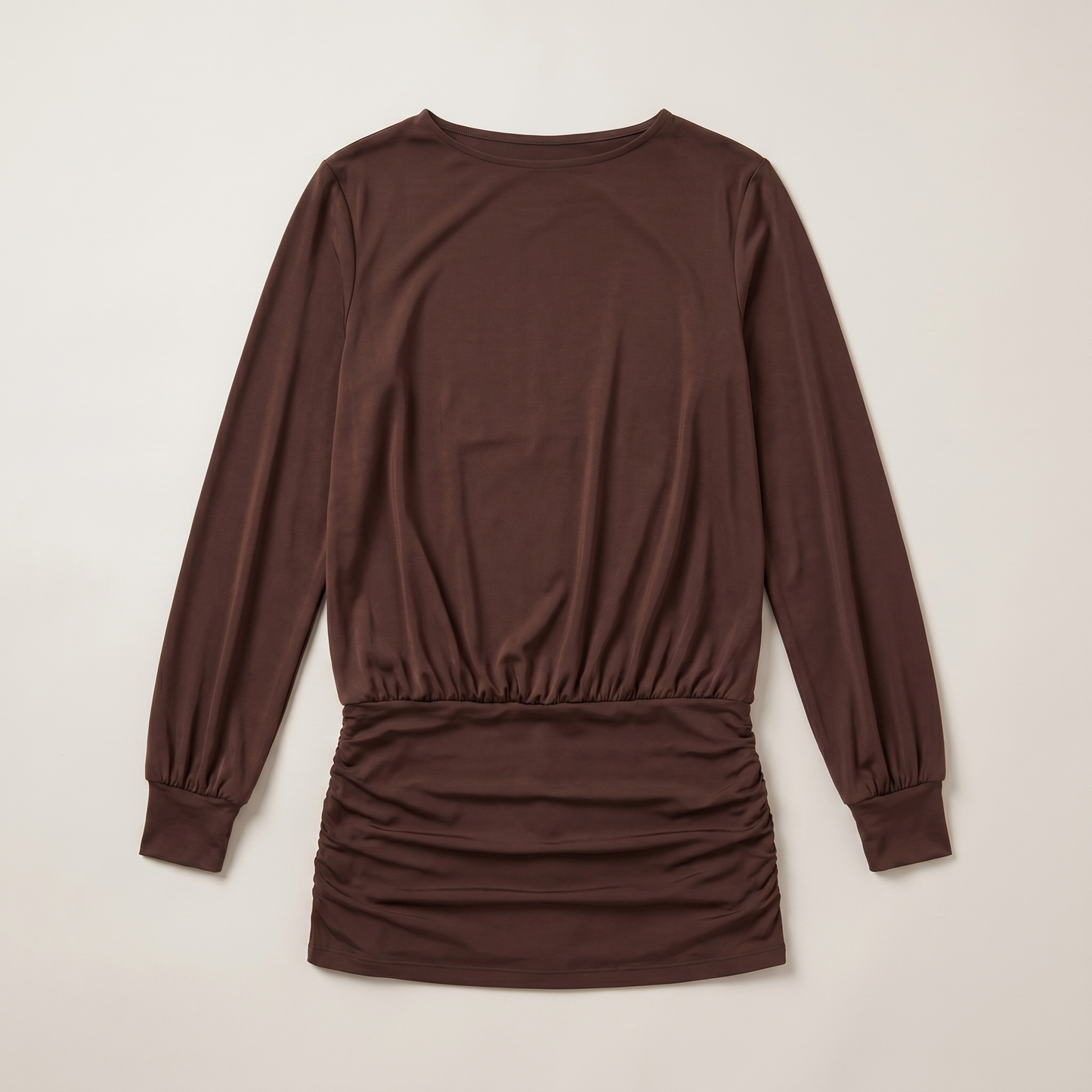 Sunoire s21515_dark brown garment flatlay 01