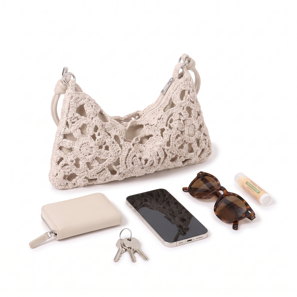Women's Floral Print Clutch, what fits inside