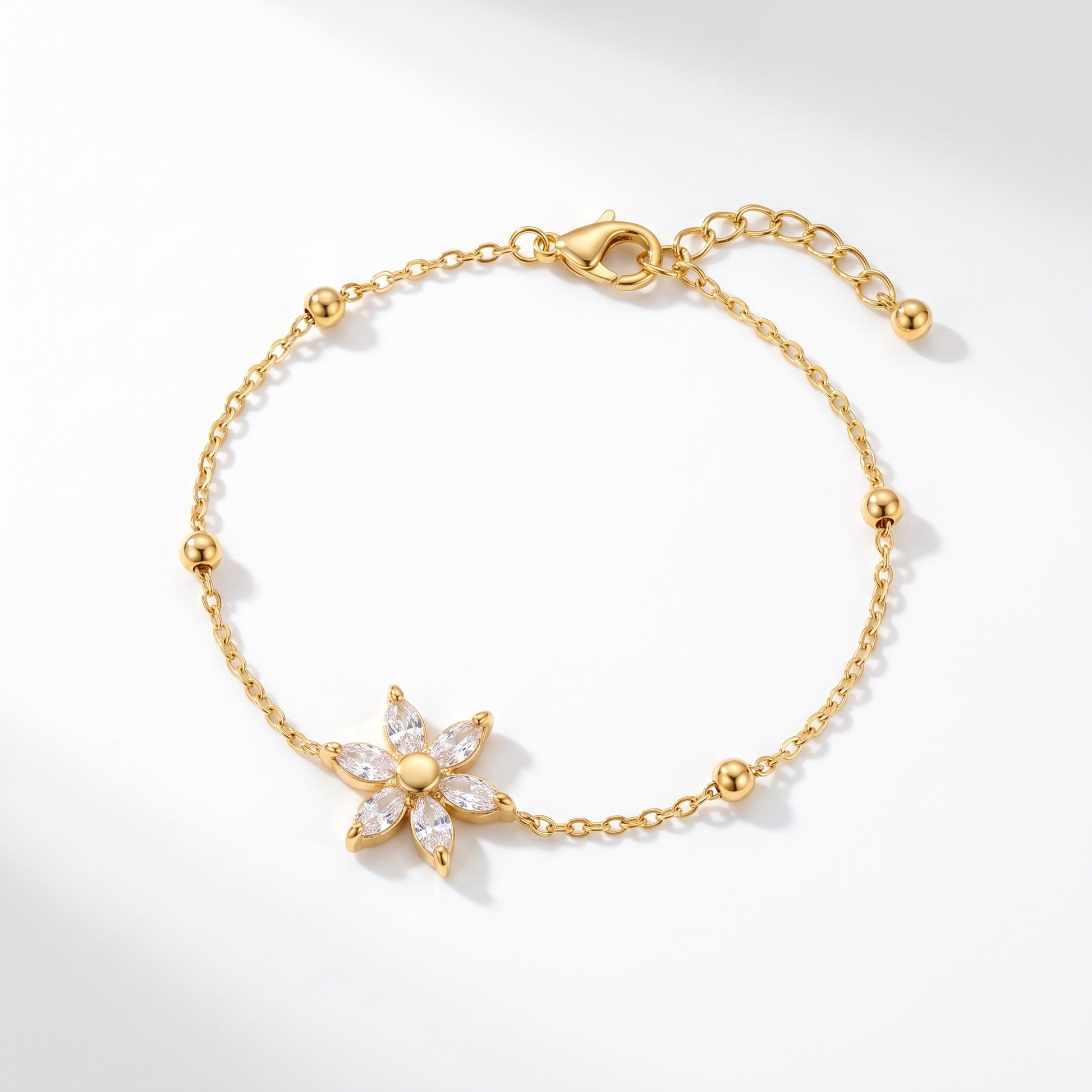 Sunoire exquisite waterproof stainless steel pendant necklace daily elegance gift party 01 flatlay gold