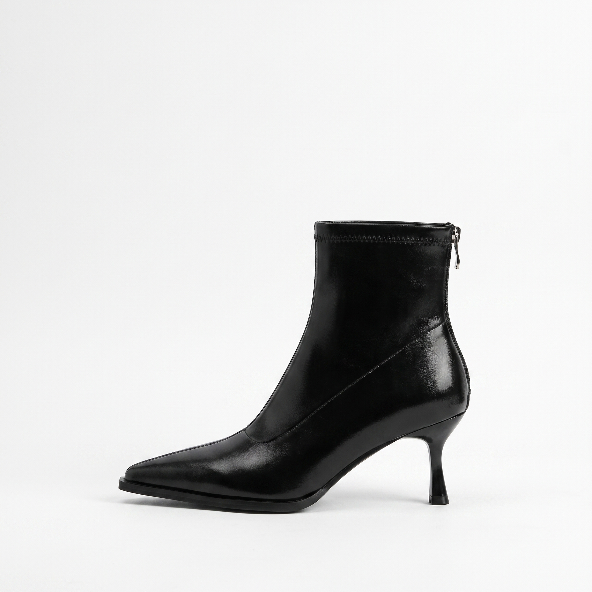 Sunoire 2025 nieuwe vrouwen enkellaarsjes sexy puntschoe a07ac246 01 lateral profile black
