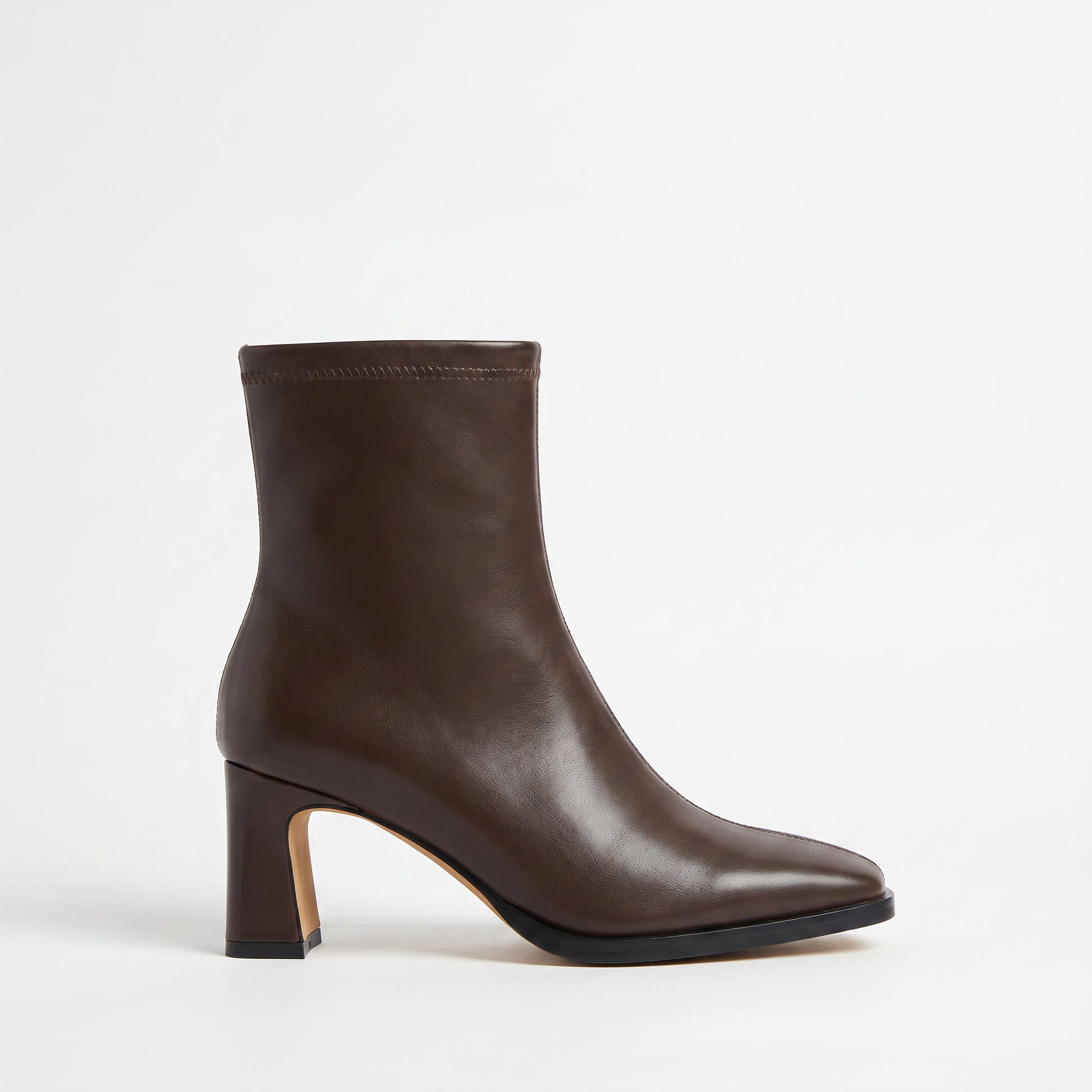 Sunoire vintage warme katoenen dames enkellaarsjes mode c9d5c6c8 01 lateral profile chocolate brown