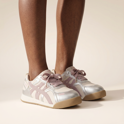 Sunoire paloma white mesh sneakers 01 three quarter pink