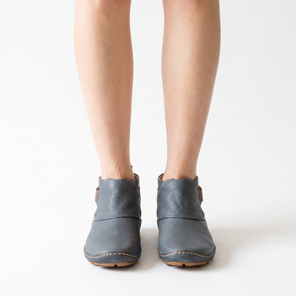 Sunoire enkellaarzen damesmode dameslaarzen flats waterd 88ba9c9a 02 worn hero slate gray
