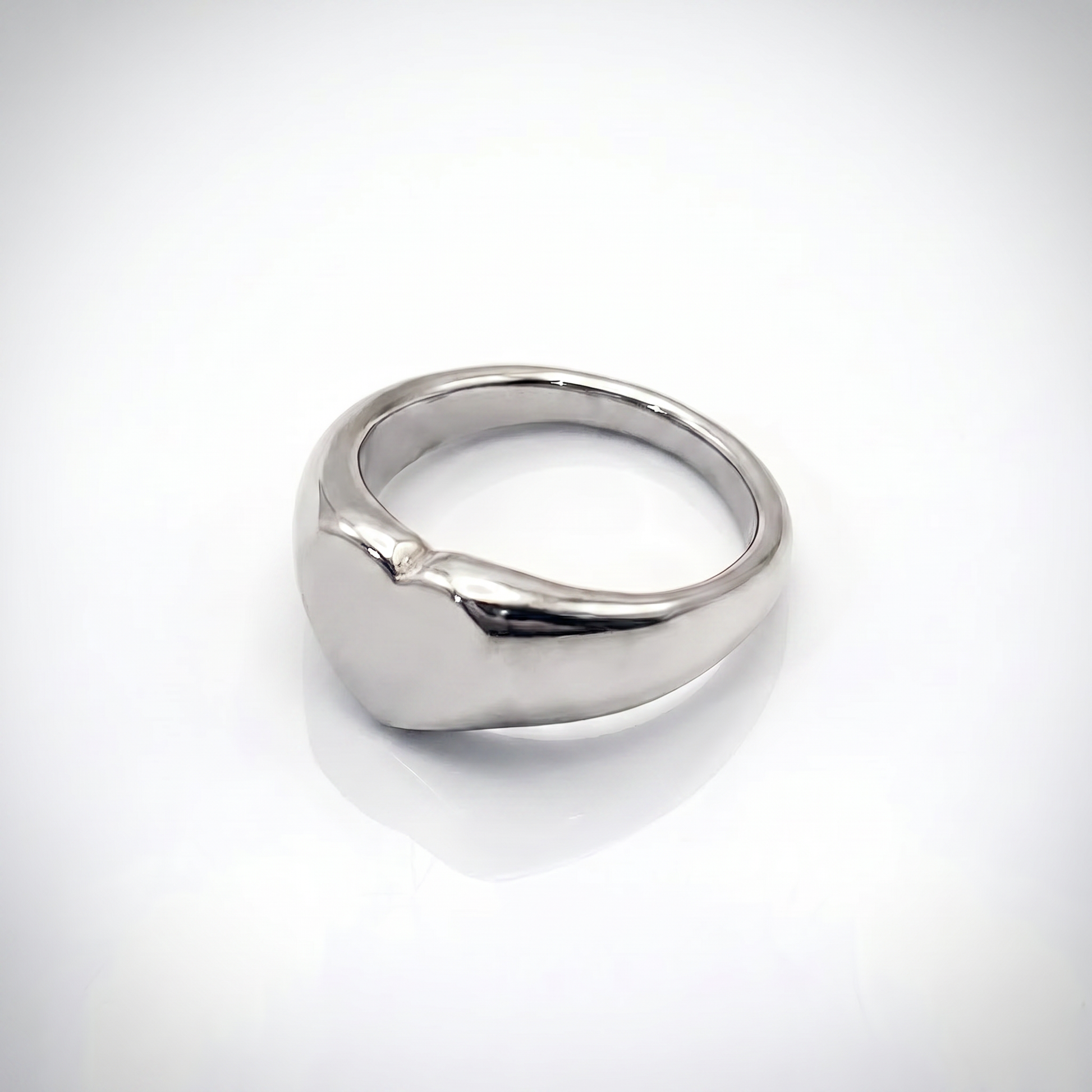 Sunoire emanco couple heart ring stainless steel punk style geometric personalized ring gift women valentine s day dropshipping 03 flatlay tr18940 silver color