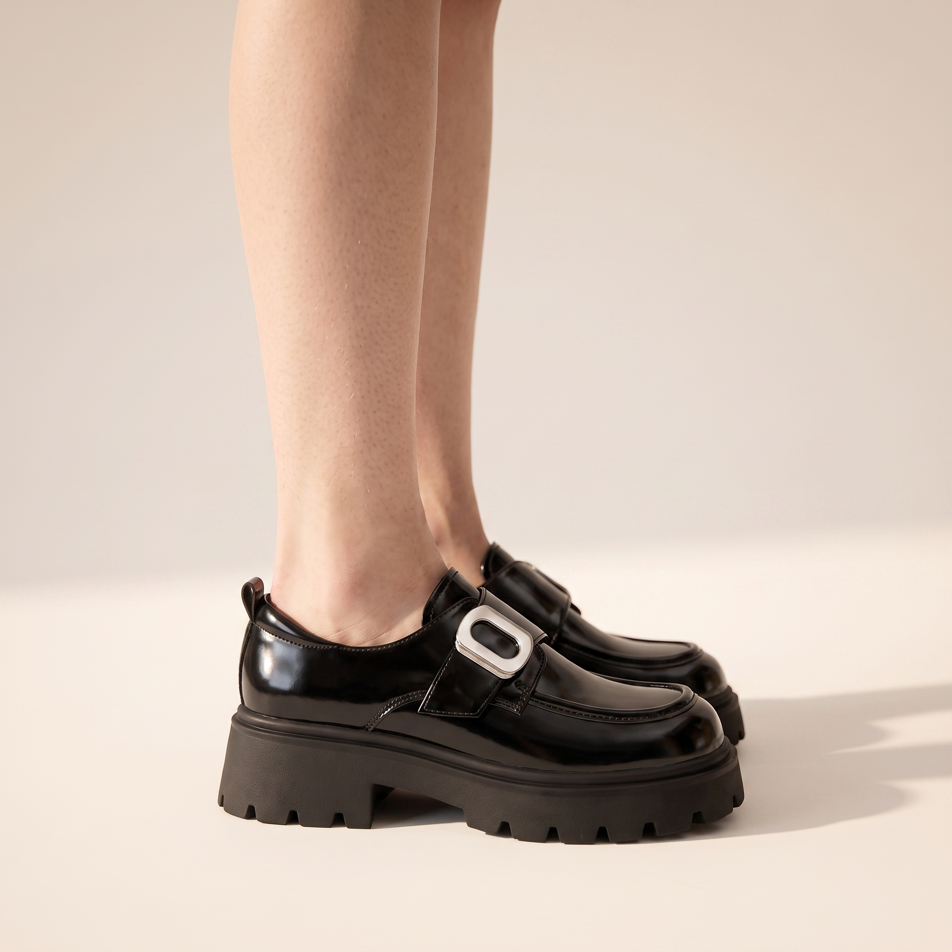 Sunoire lola black loafers 03 side profile black