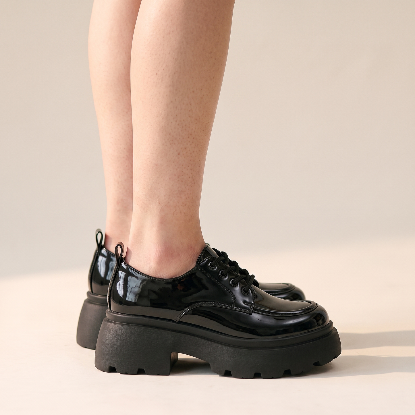 Sunoire serena black loafers 03 side profile black