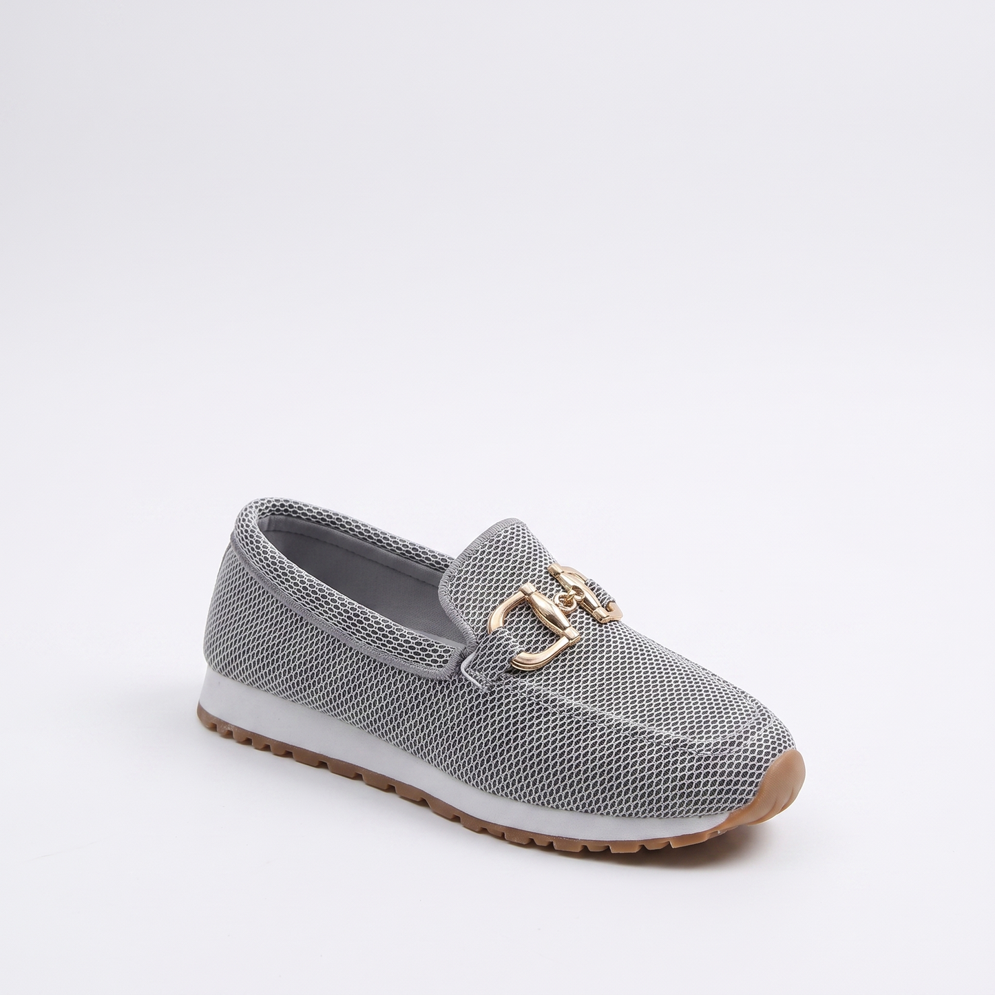 Sunoire elegant comfort womens black loafers with cushioned slip on design for all day comfort 04 colorway gray