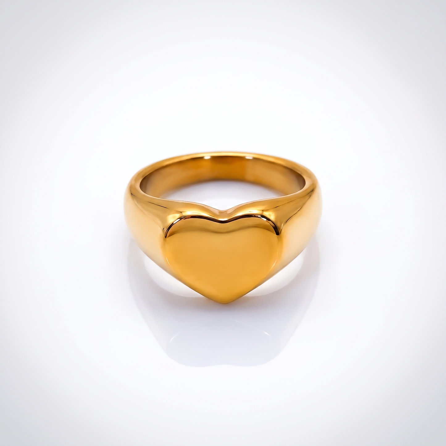 Sunoire emanco couple heart ring stainless steel punk style geometric personalized ring gift women valentine s day dropshipping 04 flatlay tr18909 gold color