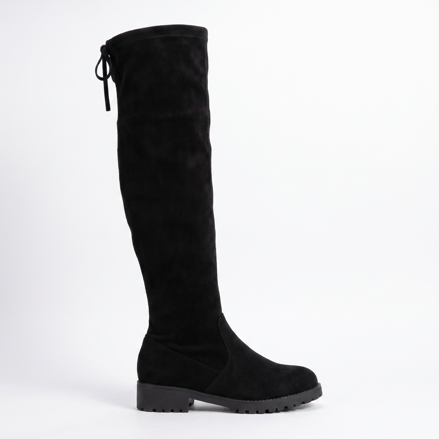 Sunoire 2025 faux suede vrouwelijke hakken herfst winter 913088ee 04 lateral profile black