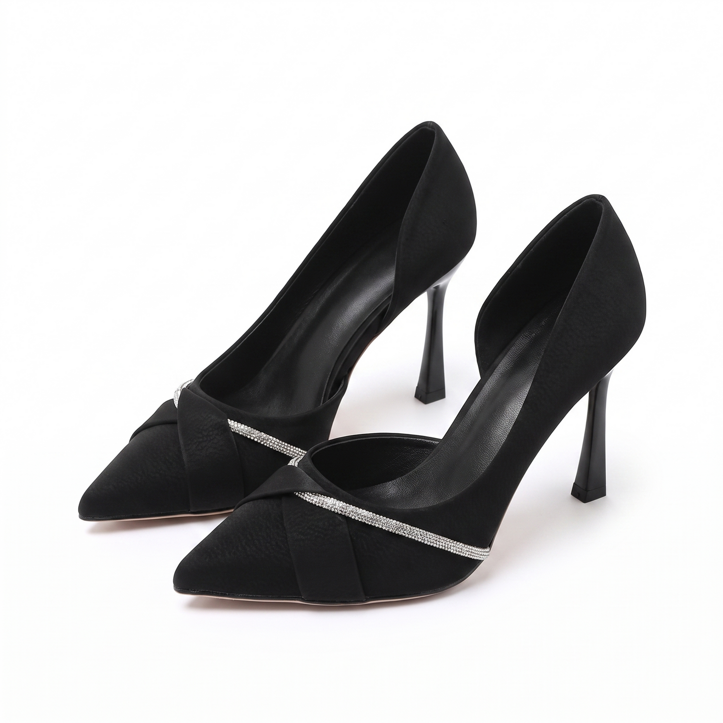Sunoire arielle black heels 04 pair flatlay black