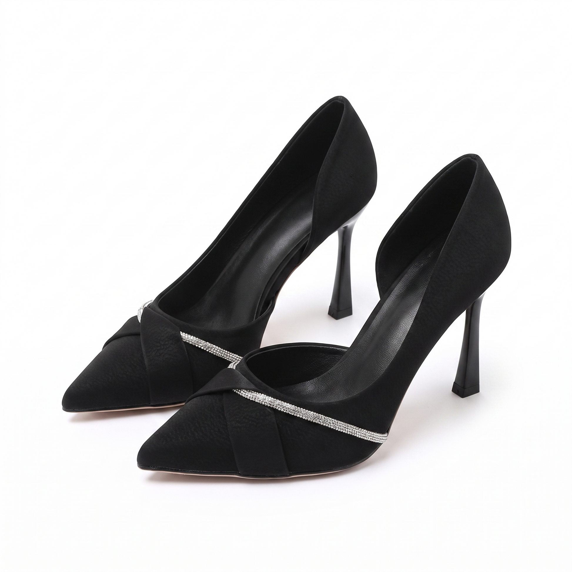 Sunoire arielle black heels 04 pair flatlay black