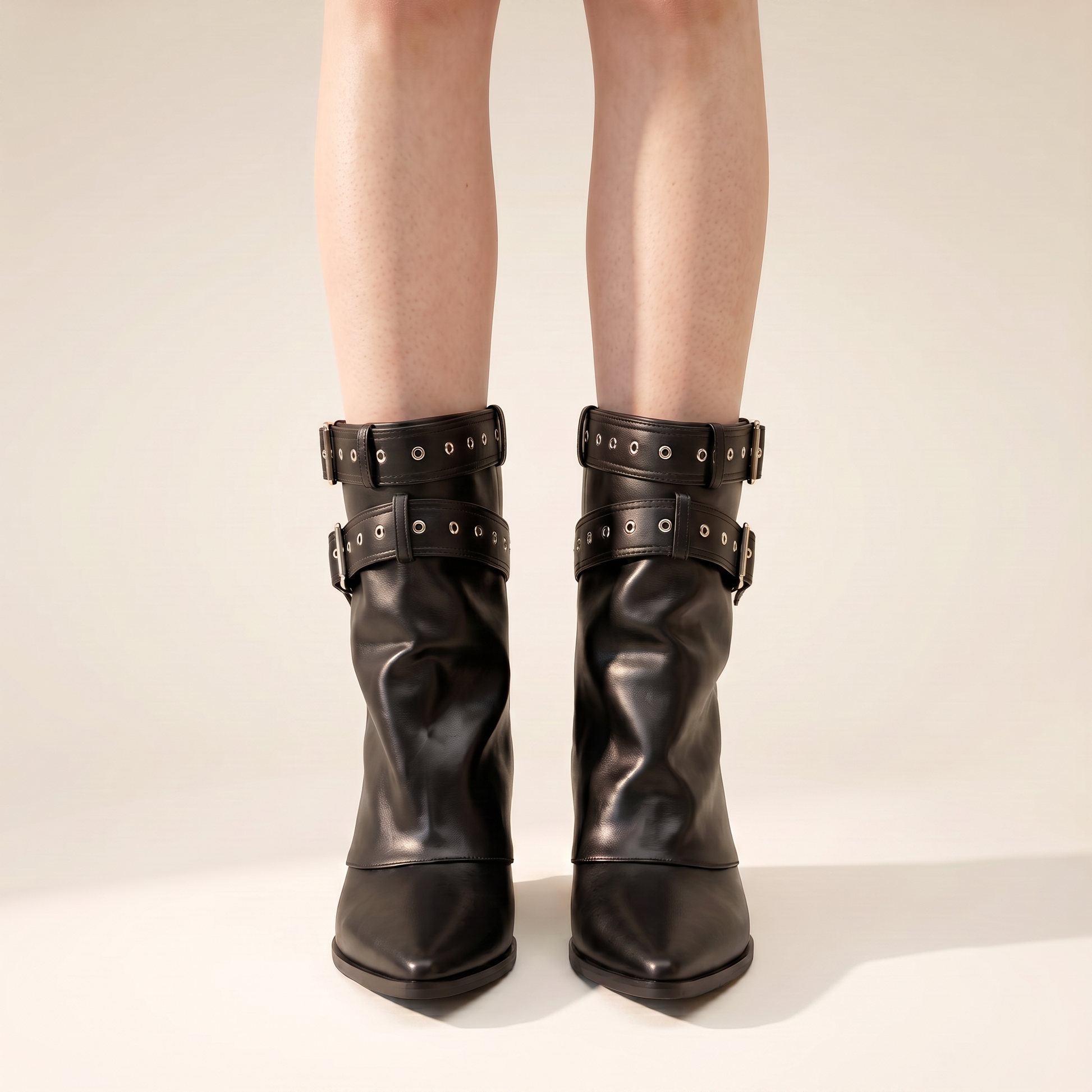 Sunoire celeste black boots 04 worn detail black