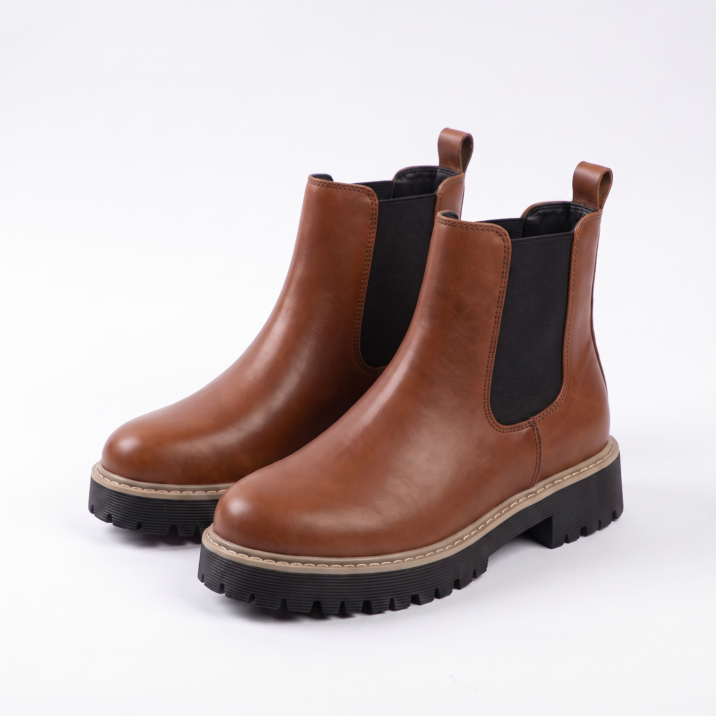 Sunoire vintage dikke zool chelsea boots dames winter 20 83e1b722 05 colorway cognac
