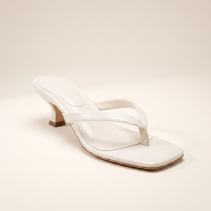 Sunoire jessica kitten heel sandaletten 05 colorway white