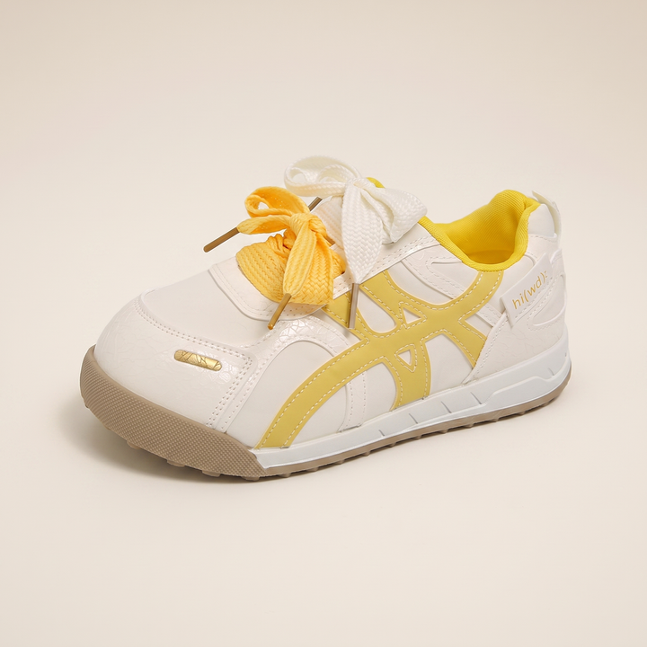 Sunoire paloma white mesh sneakers 05 colorway yellow