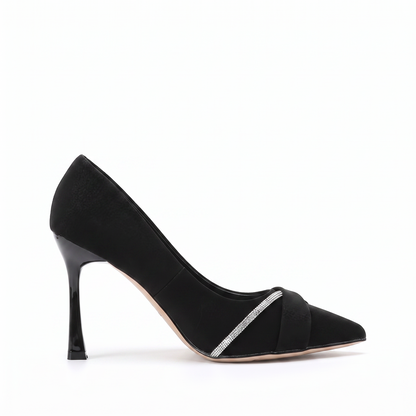 Sunoire arielle black heels 05 lateral profile black