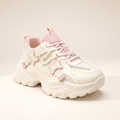 Sunoire chessa black sneakers 06 colorway pink
