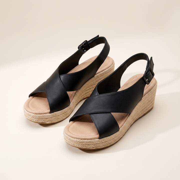 Sunoire aroven black sandals 07 pair flatlay black