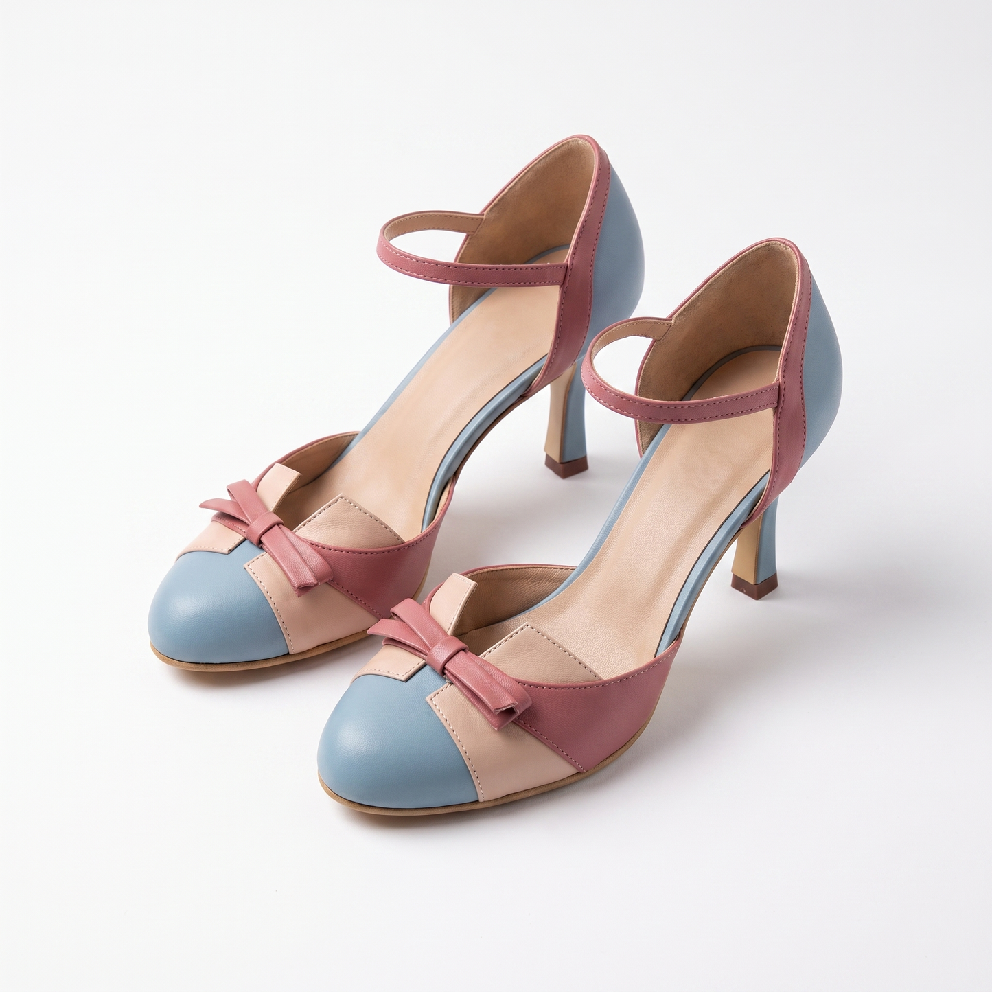 Sunoire adriana sandals 07 pair flatlay blue