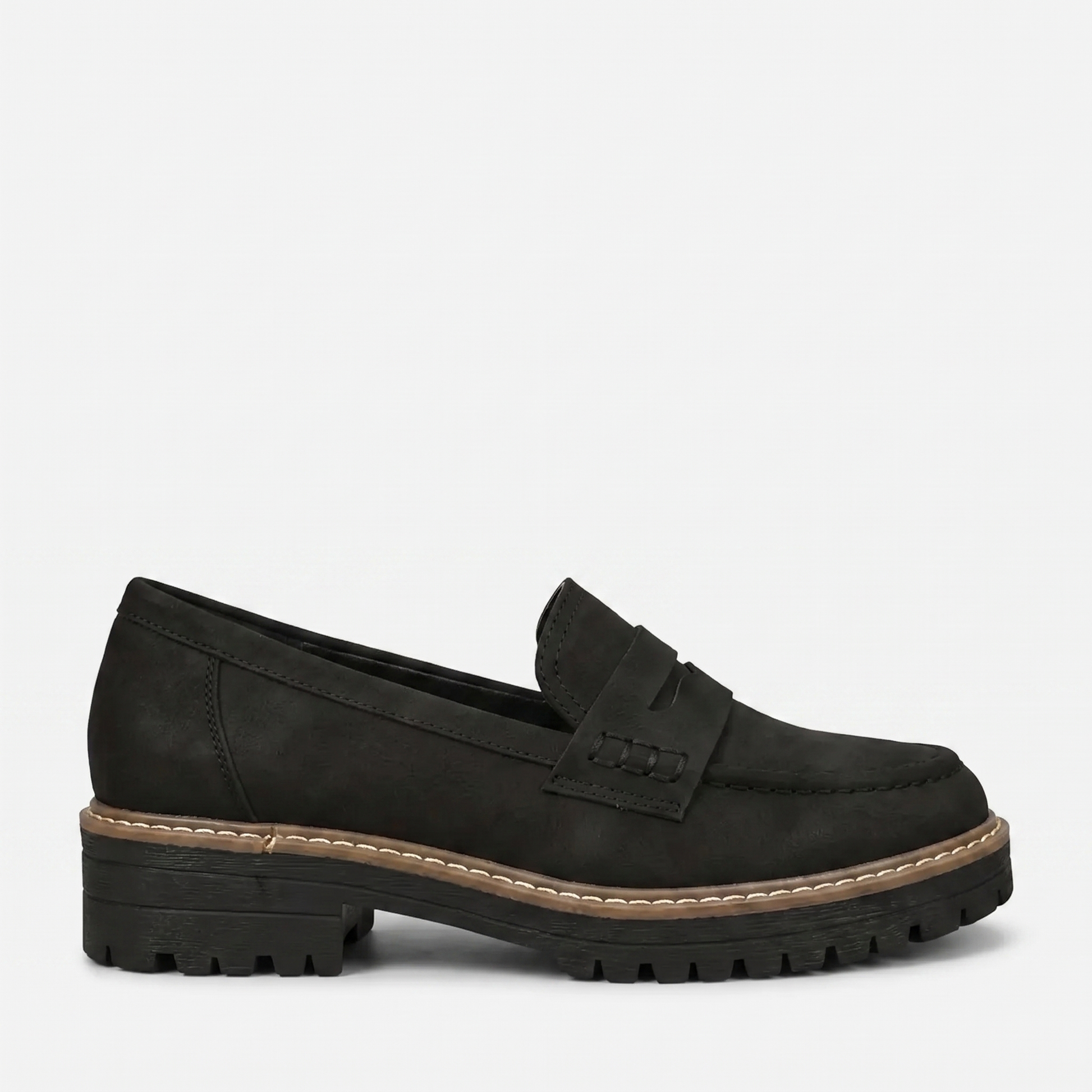 Sunoire skylar loafers 08 lateral profile black