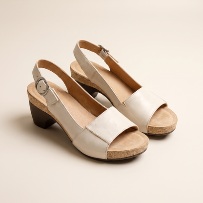 Sunoire cynzia red heels 11 pair flatlay white