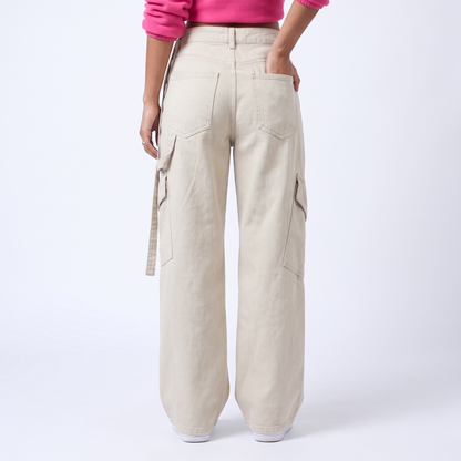 Sunoire american vintage unisex denim straight pocket green work pants couple new loose couple s casual pant fashion design bottom back crop 01