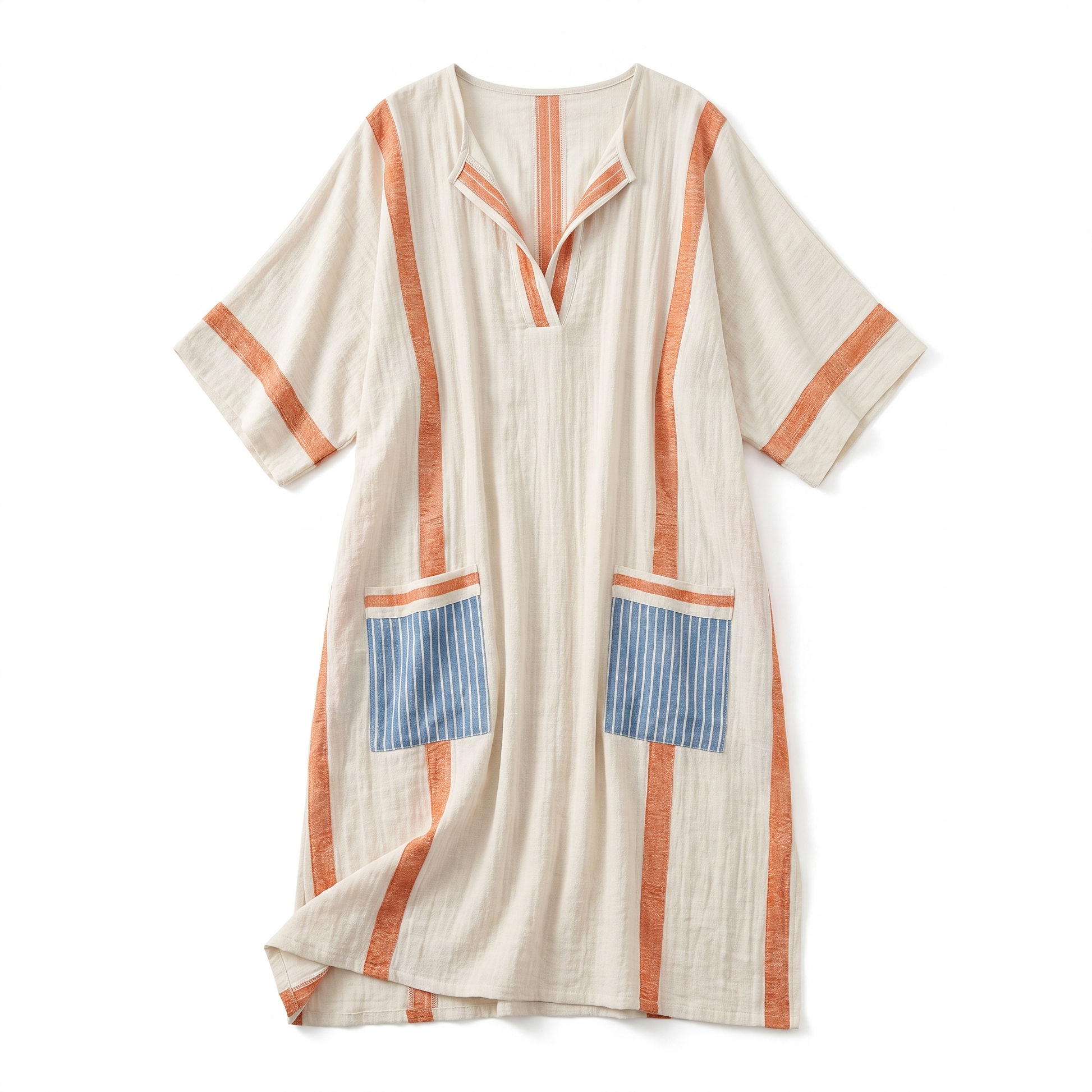 Sunoire anaelle long strand dress for a stylish summer look garment flatlay 01