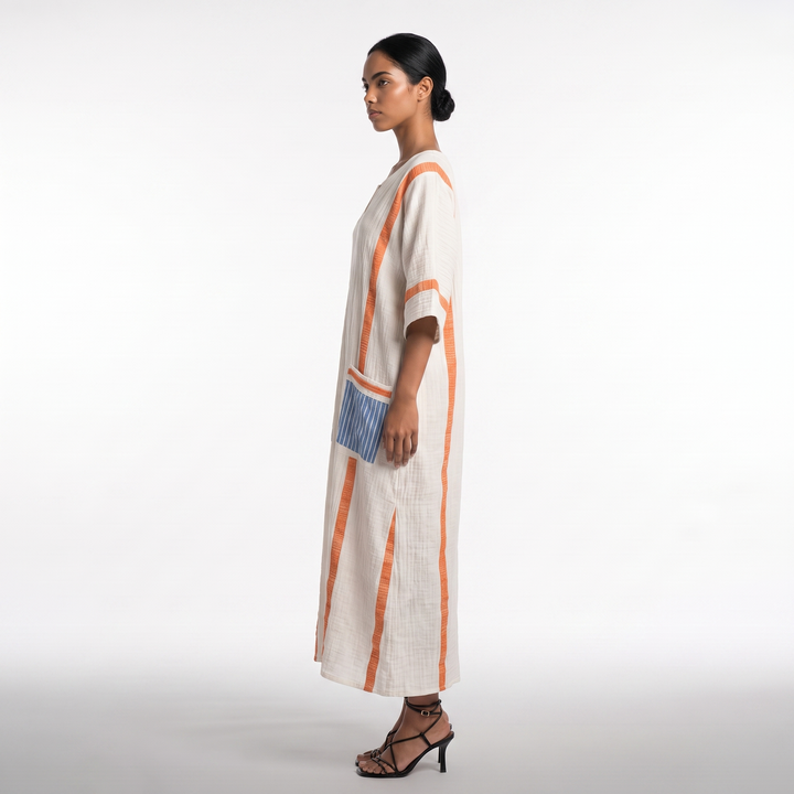 Sunoire anaelle long strand dress for a stylish summer look side view 01