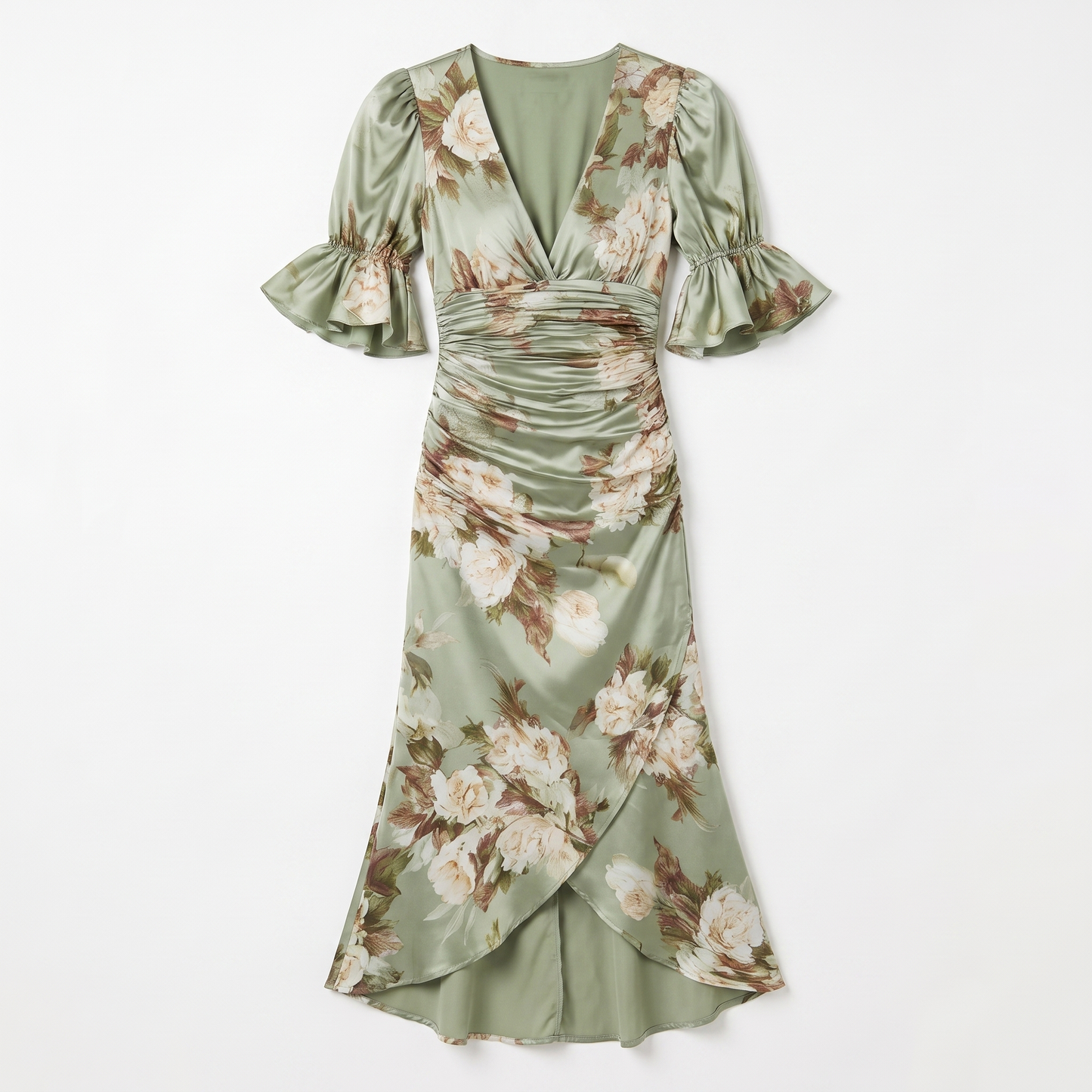 Sunoire anastasia maxi dress garment flatlay 01