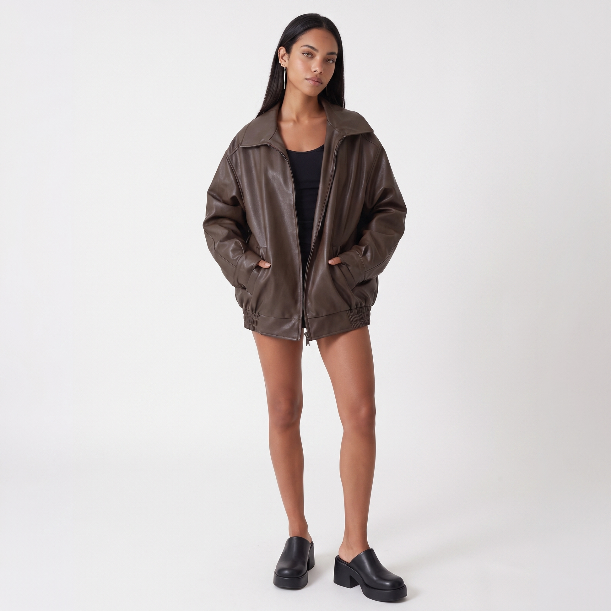 aria-womens-oversized-leather-zip-front-bomber-jacket-front-hero-01