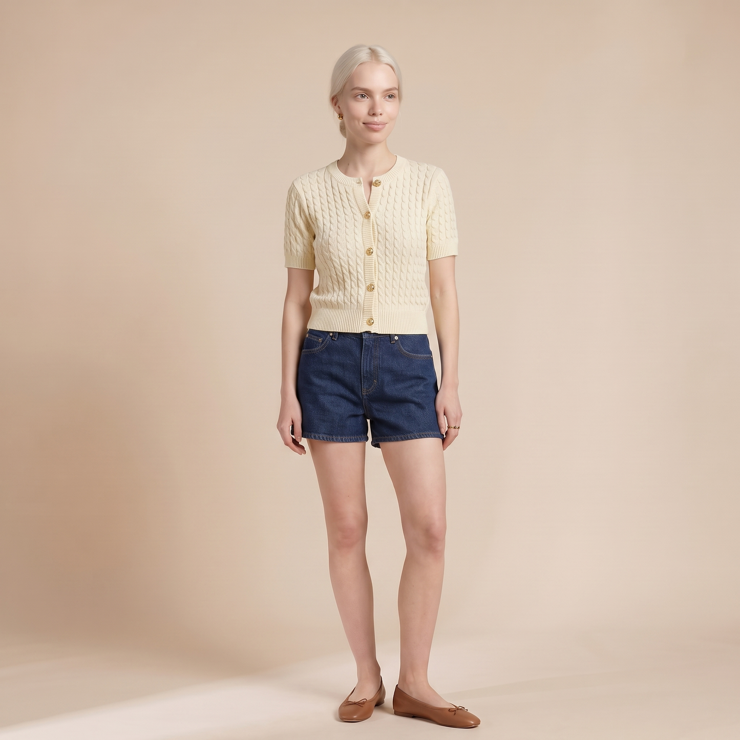 Sunoire aroven black dress colorway cream front hero 01