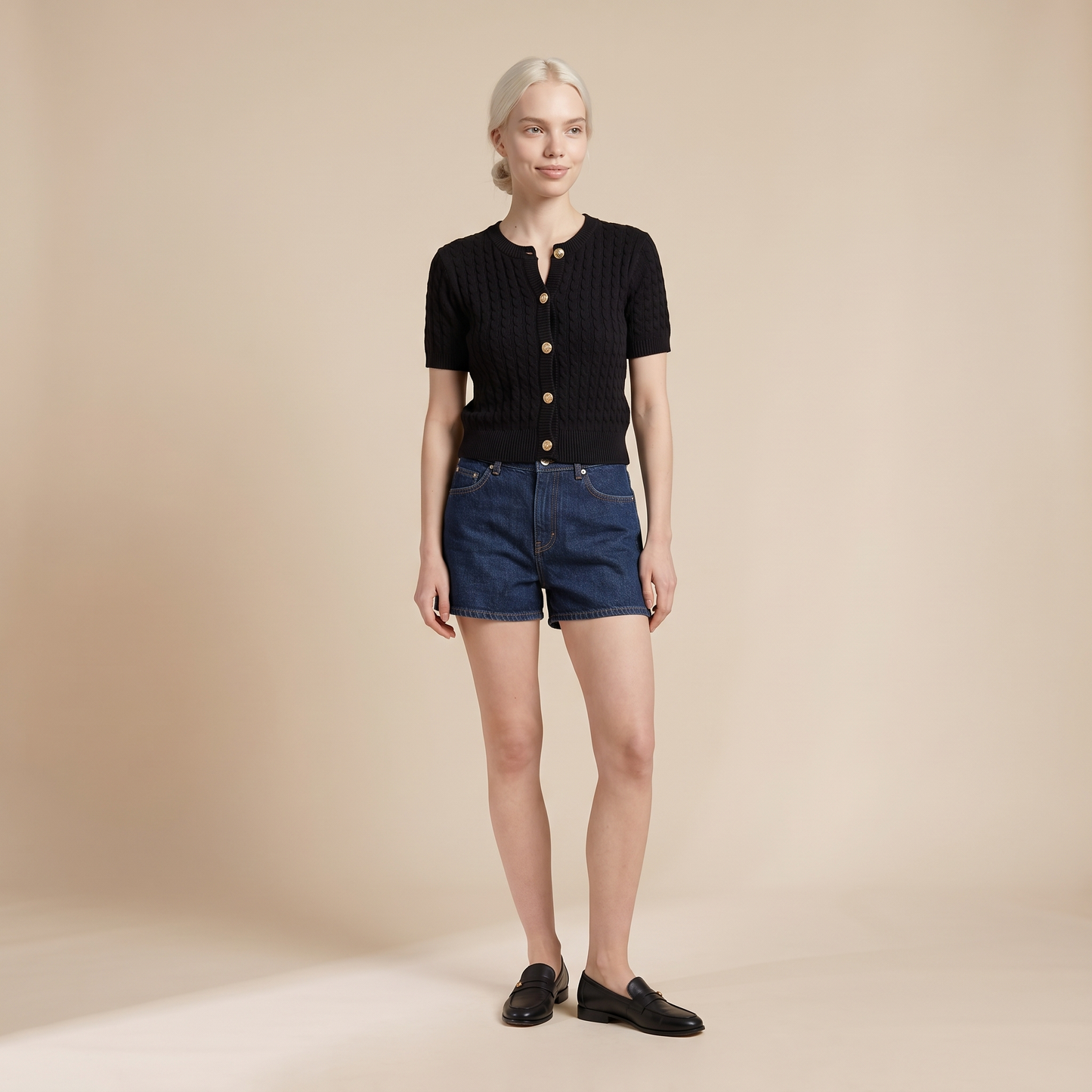 Sunoire aroven black dress front hero 01