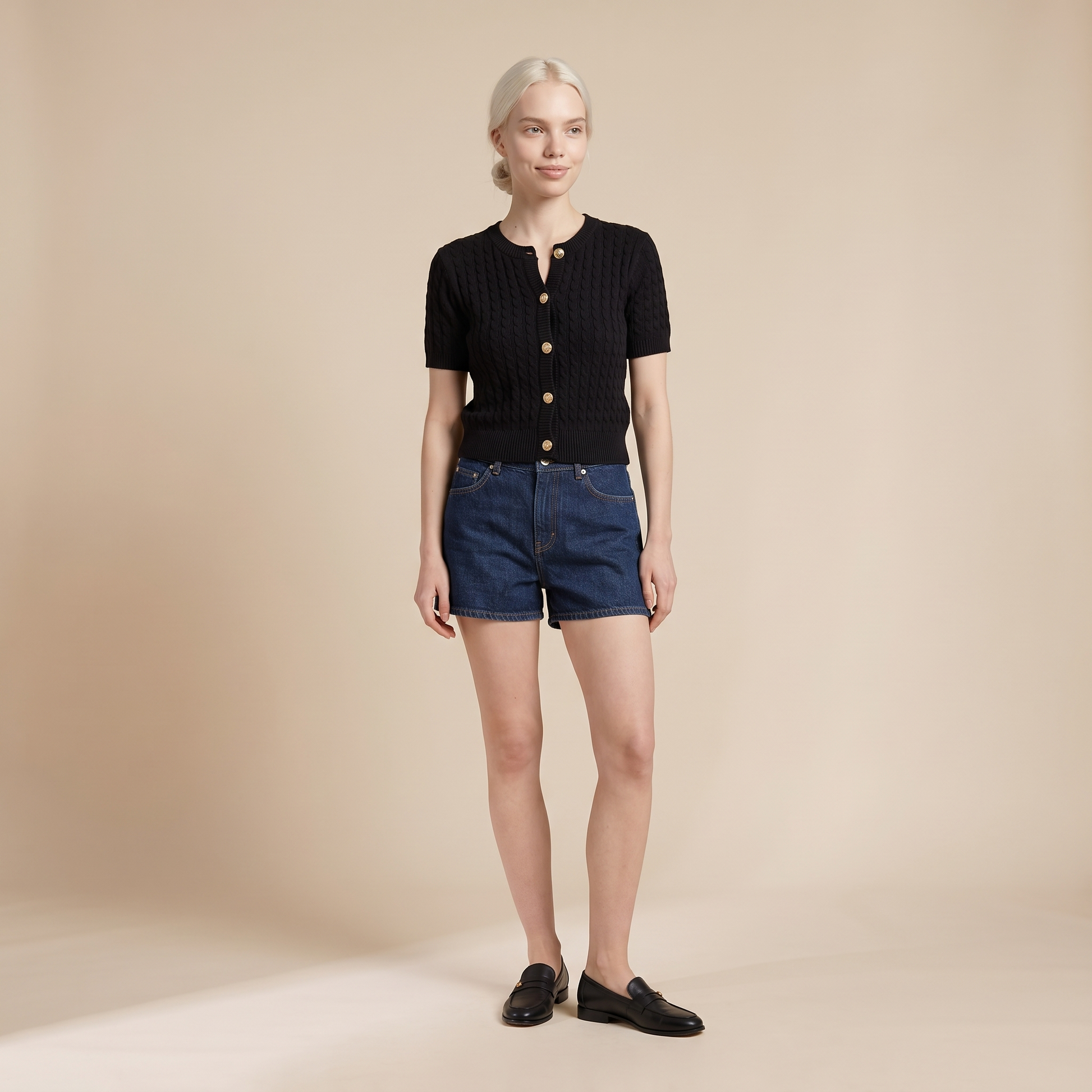 Sunoire aroven black dress front hero 01