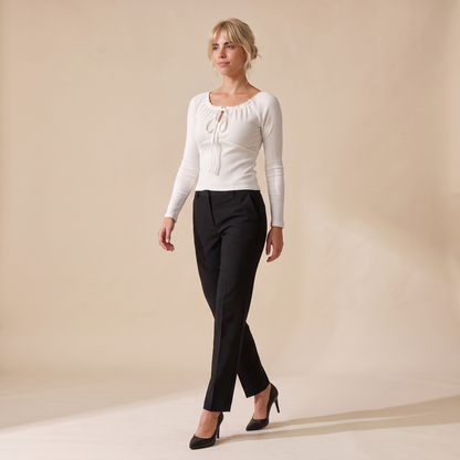 Sunoire aroven white shirt three quarter 01