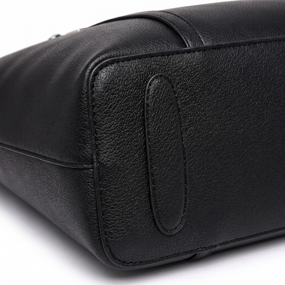 Women's Faux Leather Structured Tote Bag, hardware close-up