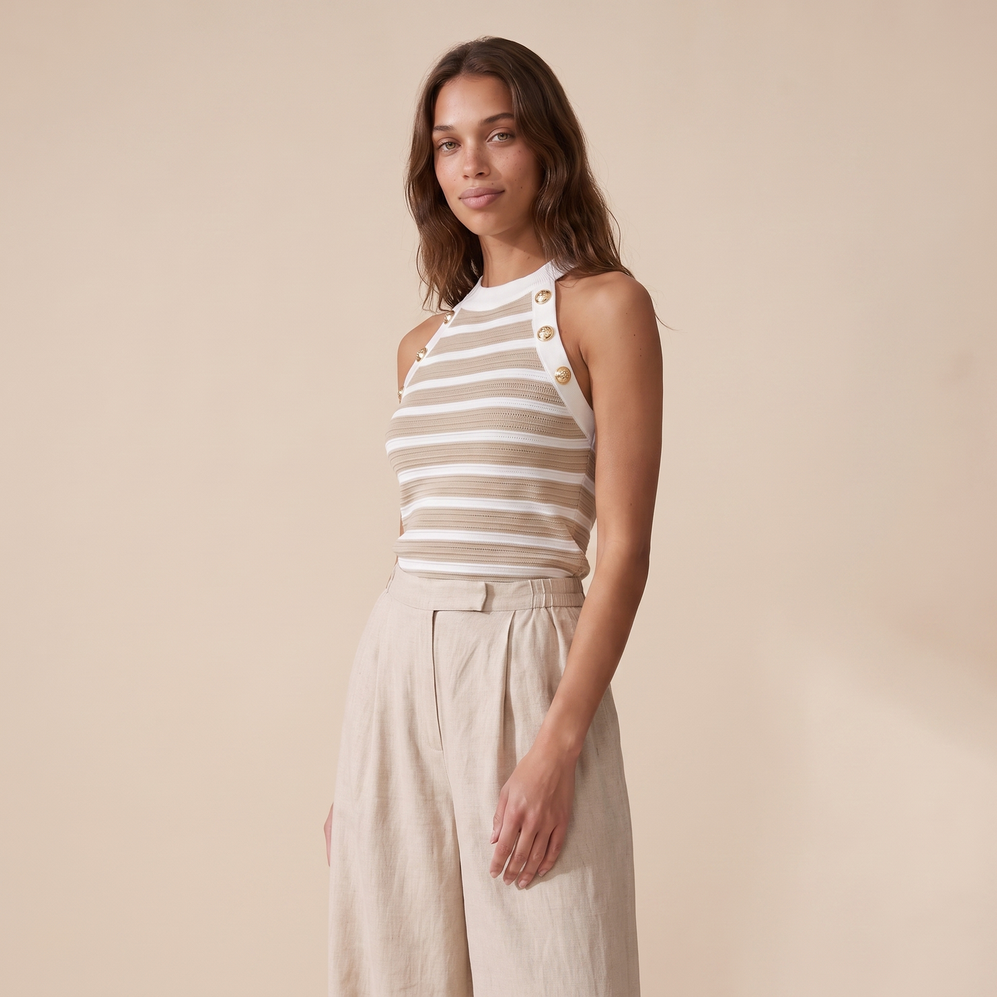 Sunoire avital linen pants bottom detail 01