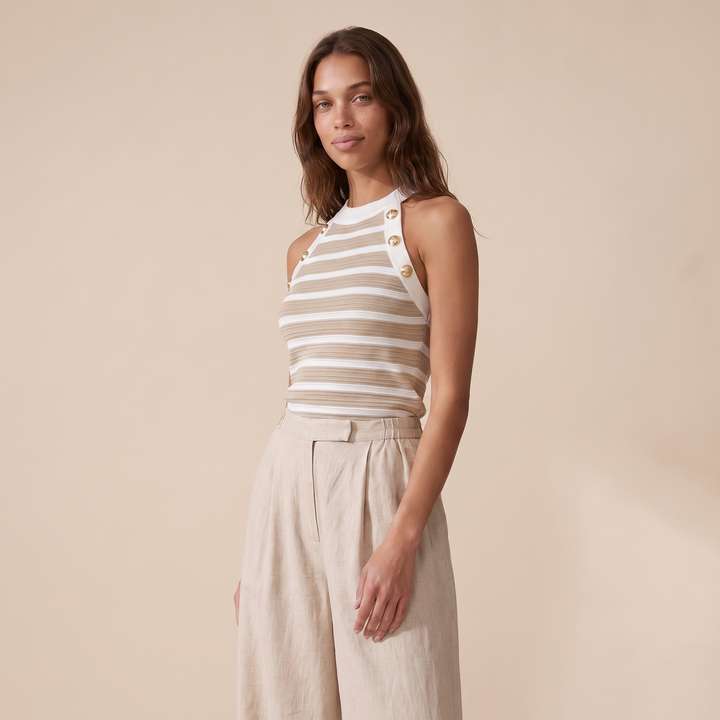 Sunoire avital linen pants bottom detail 01