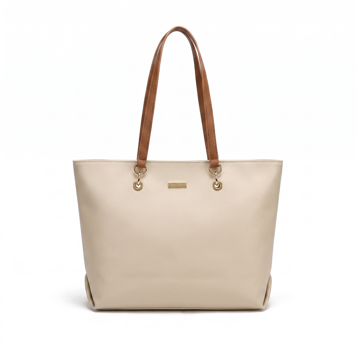 Sunoire bag 06 spring tote colorway cream garment flatlay 01