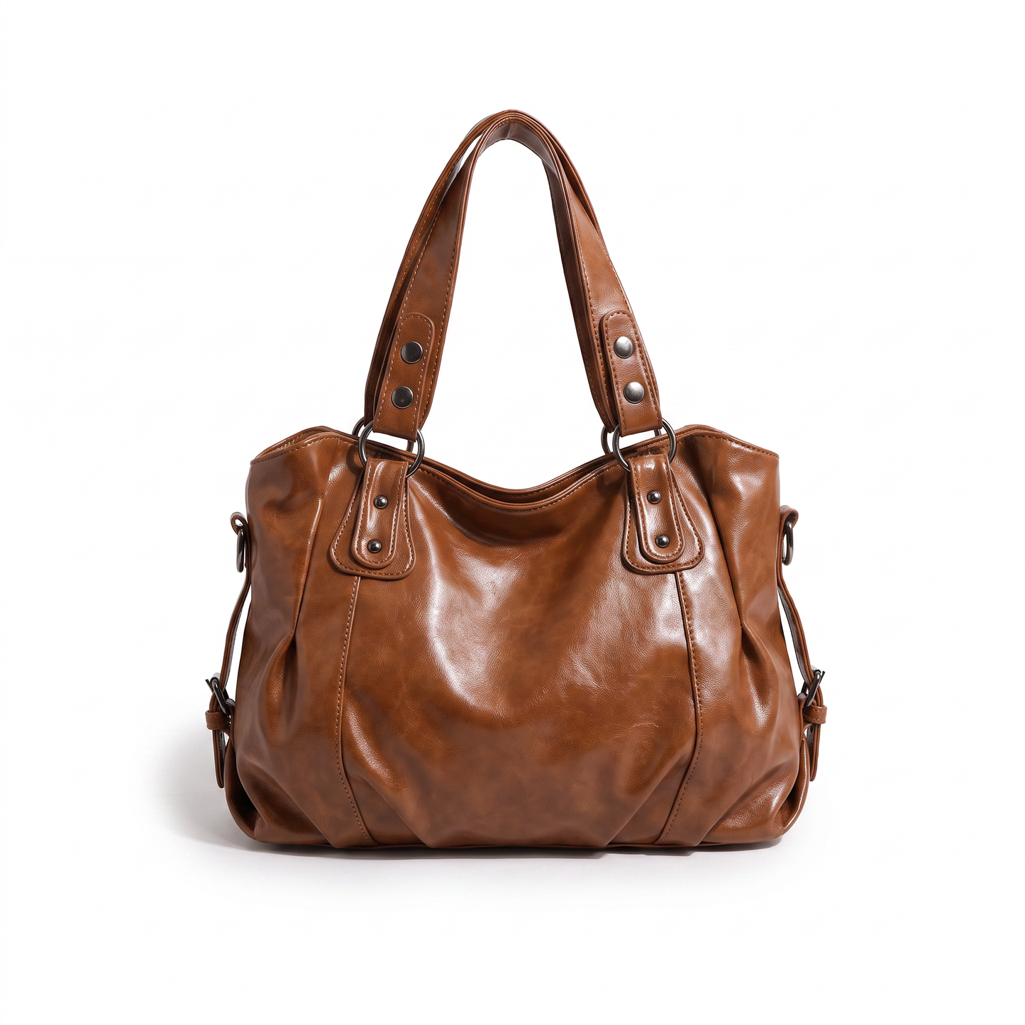 Sunoire bag 07 y2k hobo tote colorway light brown garment flatlay 01