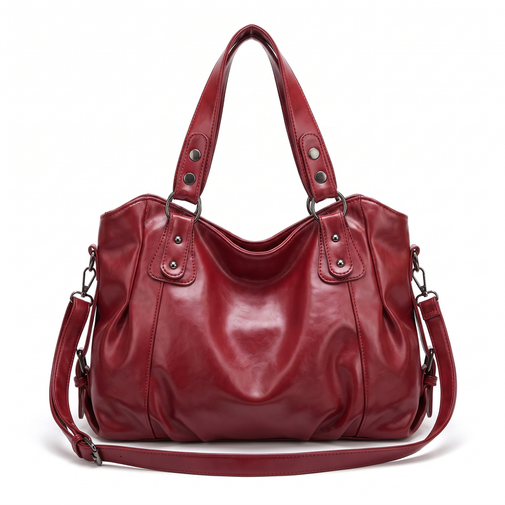 Sunoire bag 07 y2k hobo tote colorway red garment flatlay 01