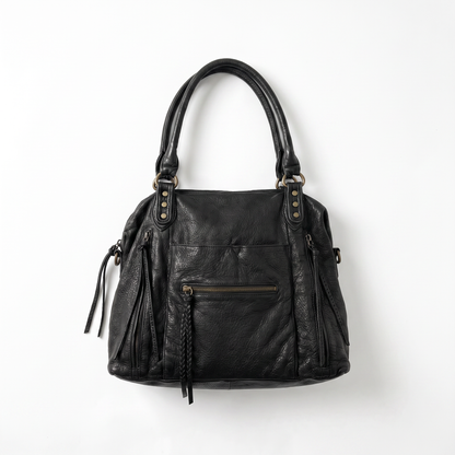 Sunoire bag 11 fringed motorcycle hobo 01 front