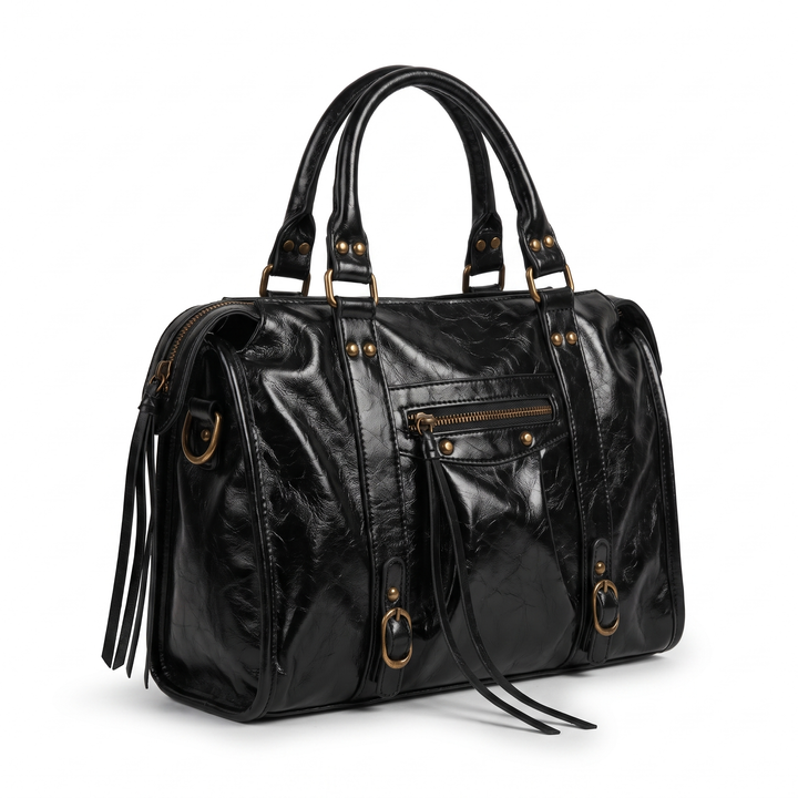 Women's Fringe Crossbody Bag – Black Everyday Casual Crossbody Purse