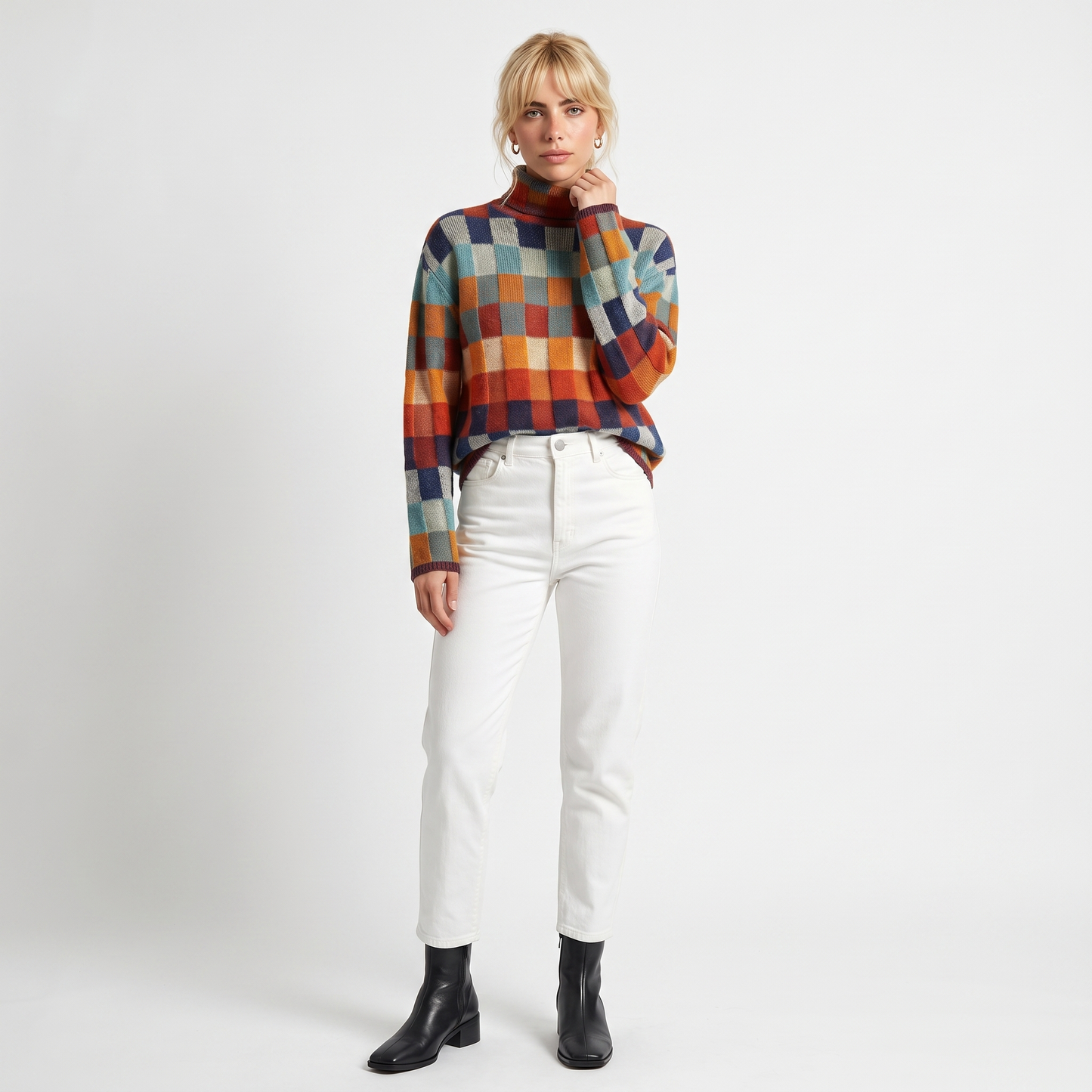 Sunoire caitlyn warm luxury cashmere sweater front hero 01