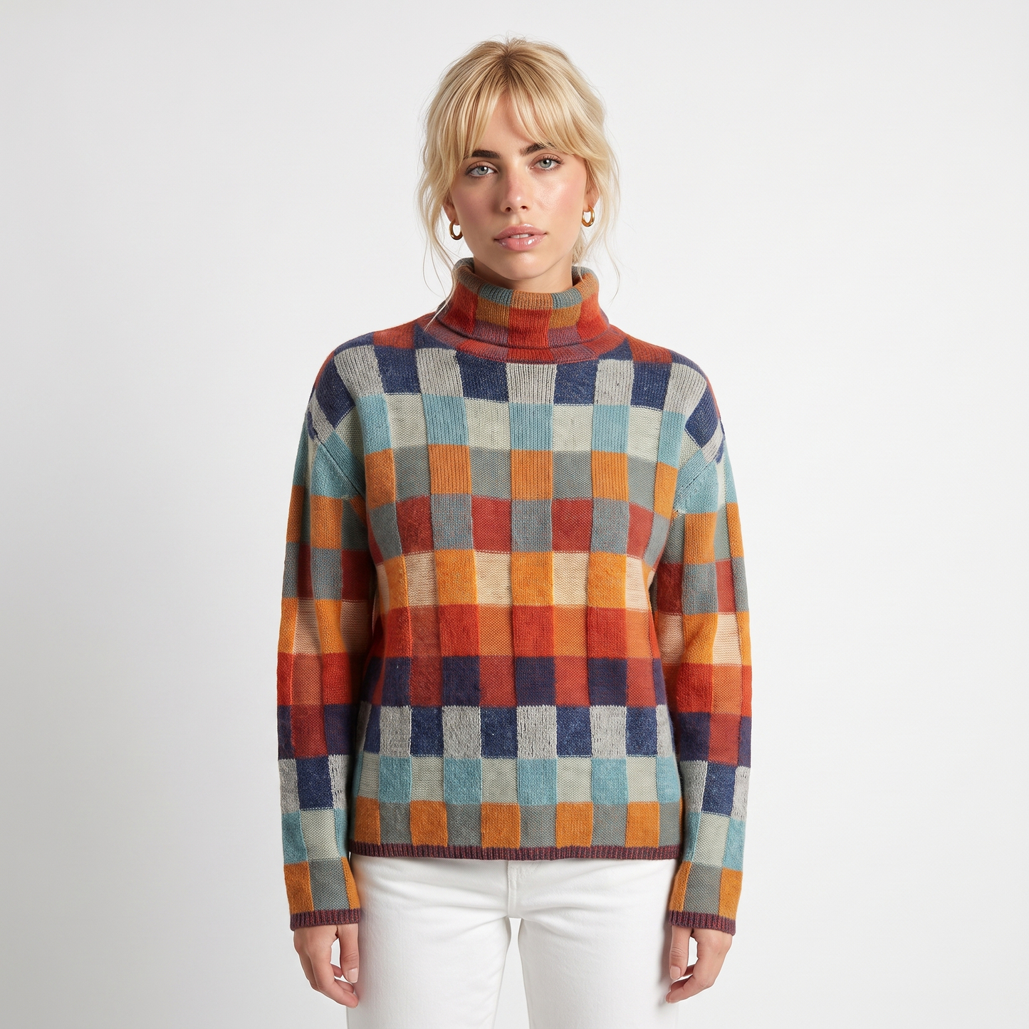 Sunoire caitlyn warm luxury cashmere sweater top front crop 01