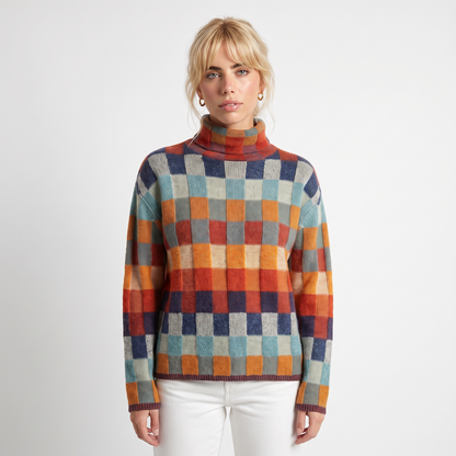 Sunoire caitlyn warm luxury cashmere sweater top front crop 01